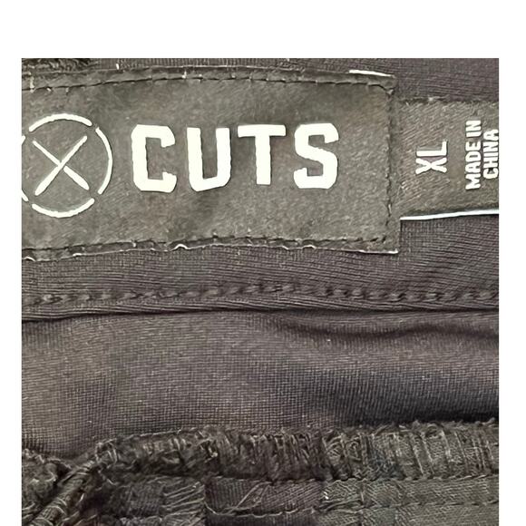 Cuts Men's XL Black AO Jogger Pants Versaknit Slim-Fit Performance Activewear - Picture 3 of 8